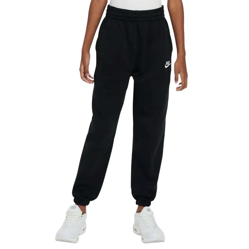 Sportswear Club Pantaloni Con Polsino Nero Bambina L
