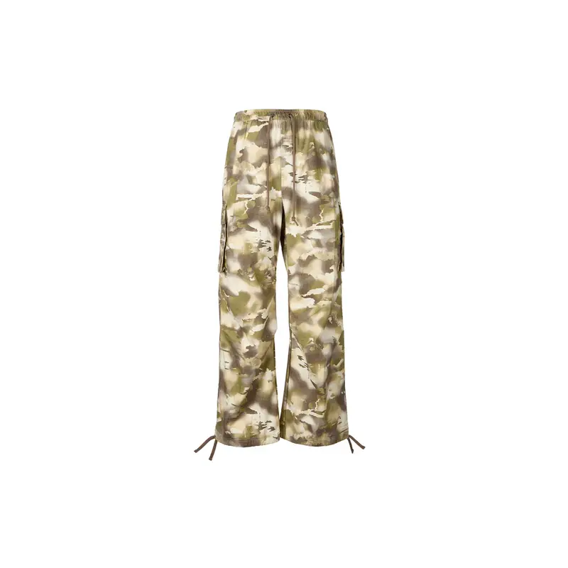 Sportswear Comodi Pantaloni Cargo da Esterno Ampi con Multitasche da Donna bottoms Marrone Chiaro Vela HM9017104 L