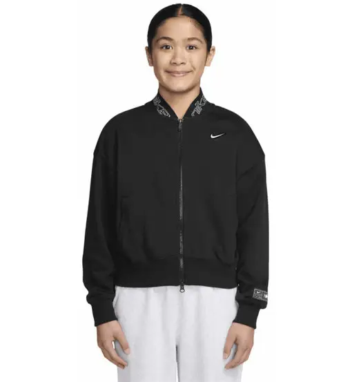 Nike Maglia felpa bambina nera Sportswear Dance Jr