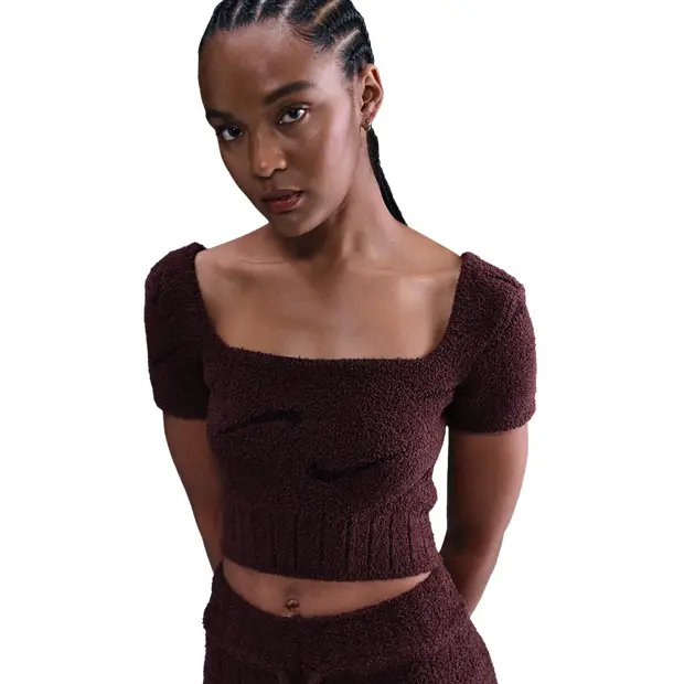 Nike Felpe Donna Rosso 3531786