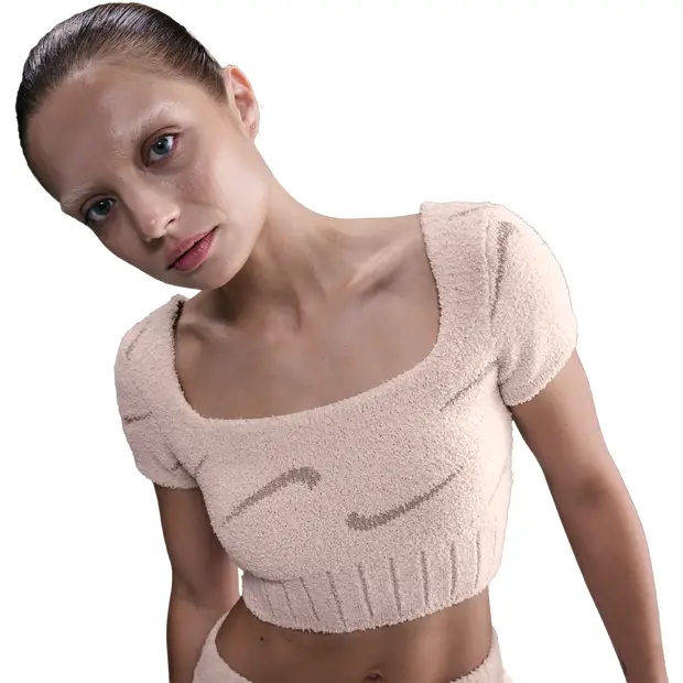 Nike Felpe Donna Rosso 3531787