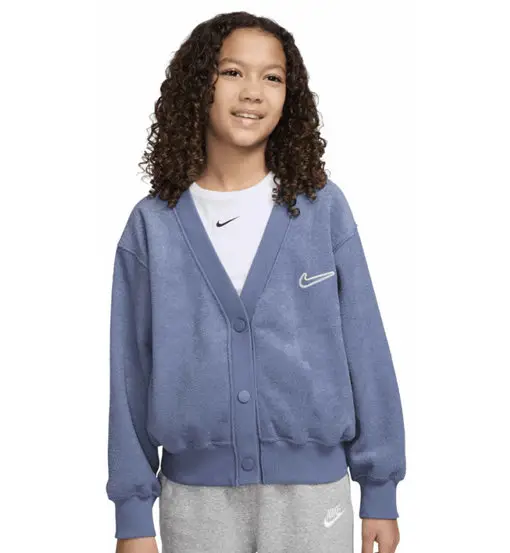 Sportswear Fleece Cozy Jr - cardigan - ragazza Blue