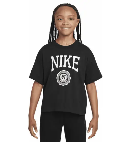 Nike T-shirt Ragazza Nero 4293480