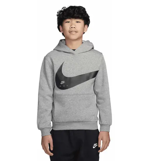 Sportswear Jr - felpa con cappuccio - ragazzo Grey
