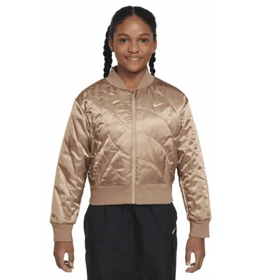Sportswear Jr - giacca tempo libero - ragazza Brown