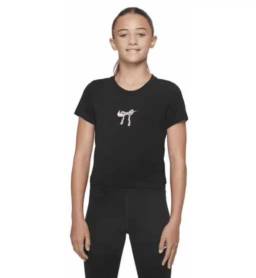 Nike T-shirt Ragazza Nero 4293788