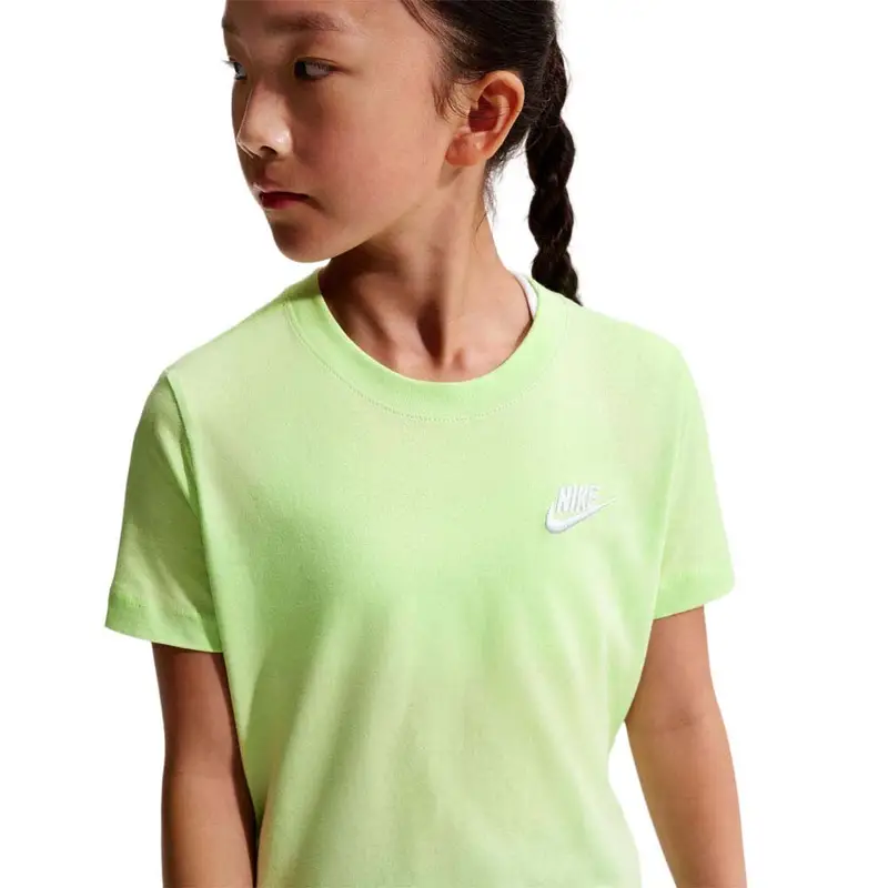 Sportswear Maglietta Palestra Logo Piccolo Lime Bambino XL