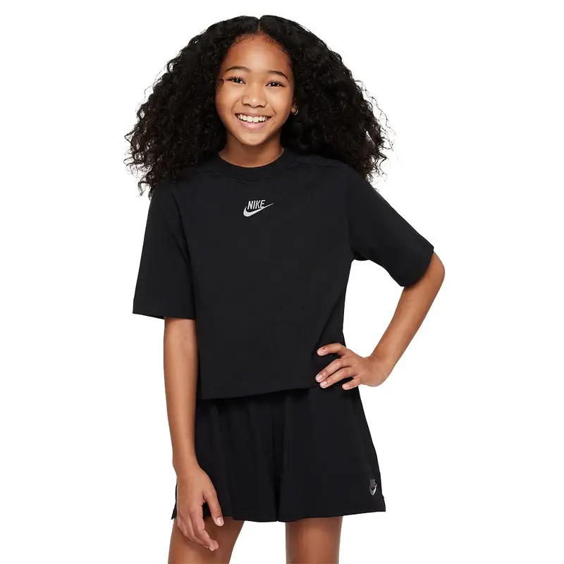 Sportswear Maglietta Palestra Nero Bambina XS