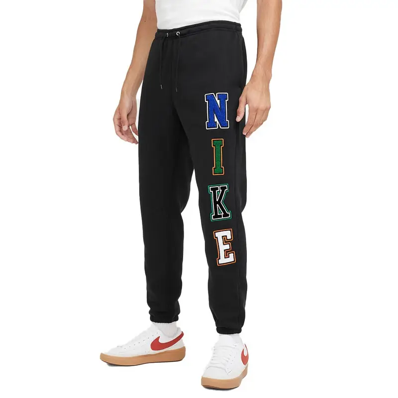 Sportswear Pantaloni Con Polsino Logo Nero Uomo L