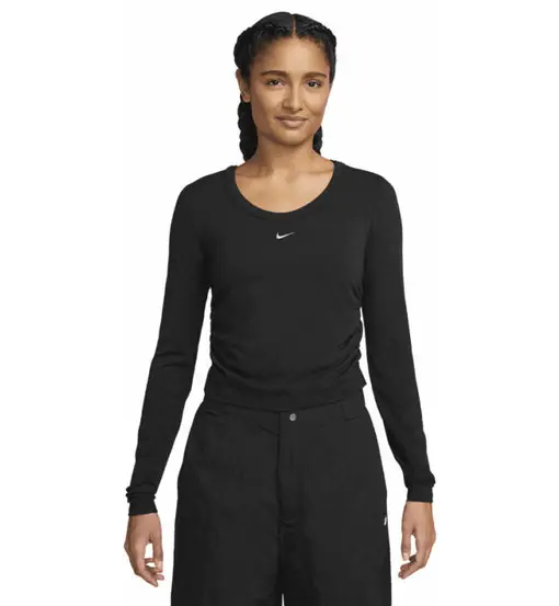 Sportswear W - maglia maniche lunghe - donna Black