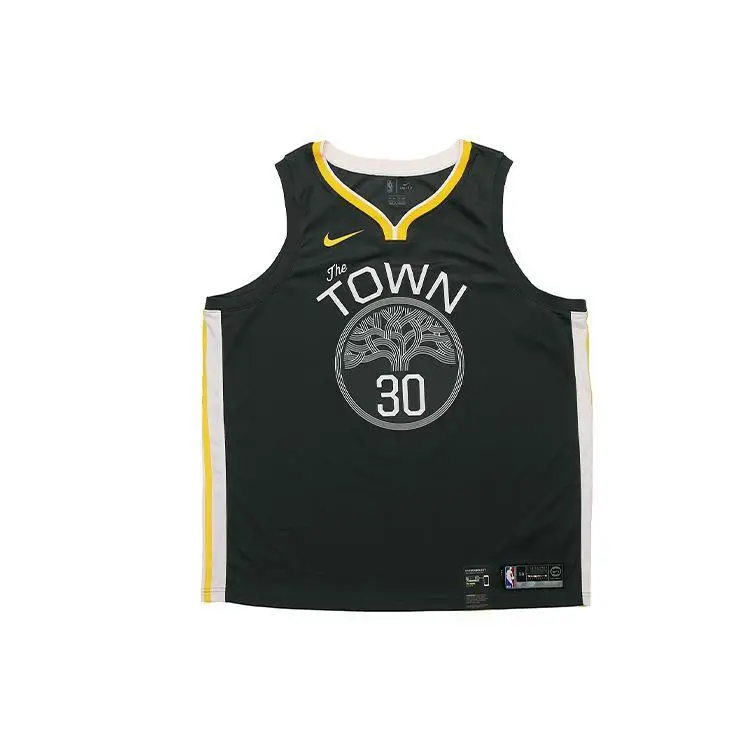 Stephen Curry Golden State Warriors NBA Statement Edition Maglia Swingman Uomo Maglie Antracite 877205-060 2XL