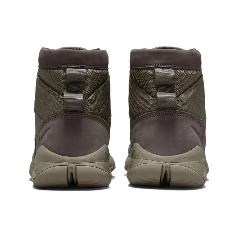 Stivale in Pelle Nike SFB Field 6 Pollici Marrone Fungo Scuro Sneakers Uomo Marrone Taupe Chiaro 862507-201 40 miniatura 3