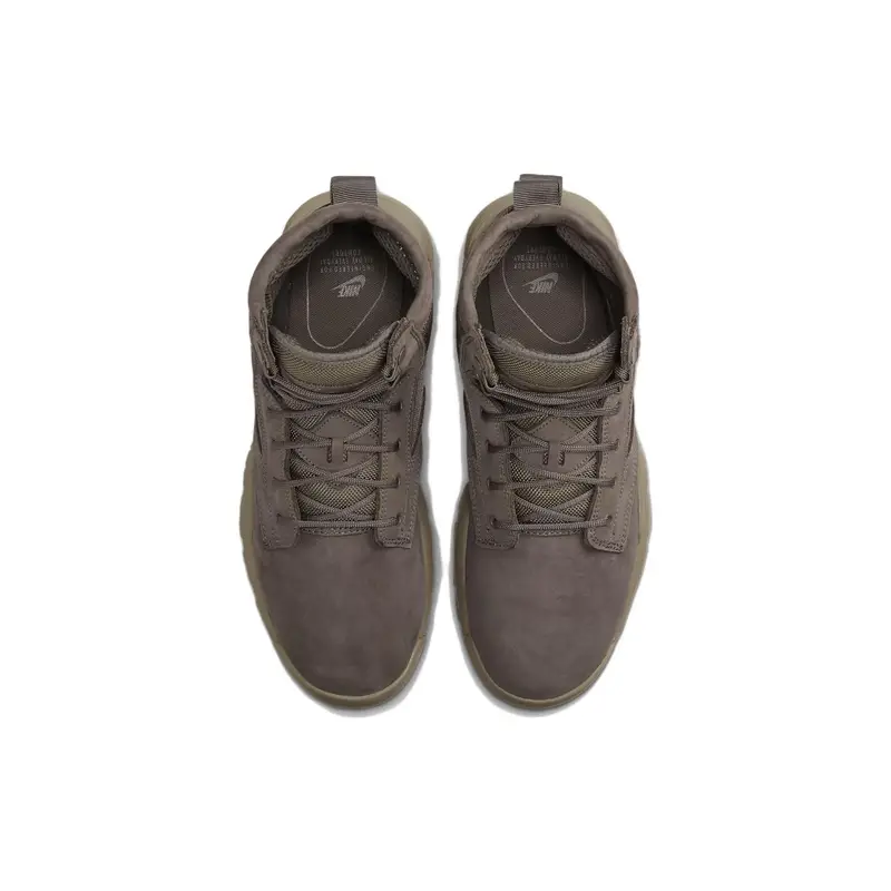 Stivale in Pelle Nike SFB Field 6 Pollici Marrone Fungo Scuro Sneakers Uomo Marrone Taupe Chiaro 862507-201 40 miniatura 5