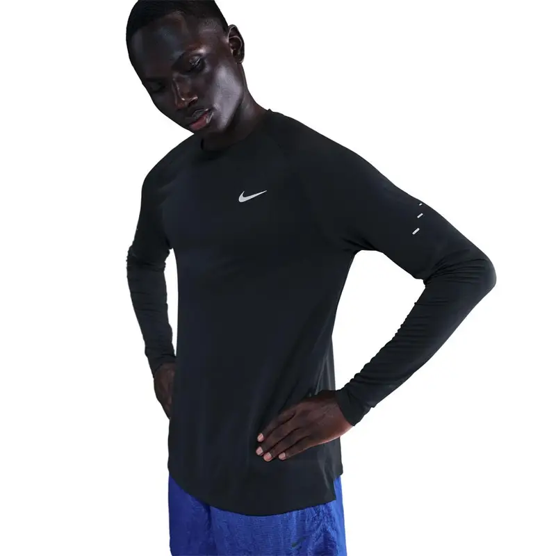 Stride Maglia Running Crewneck Nero Uomo XL