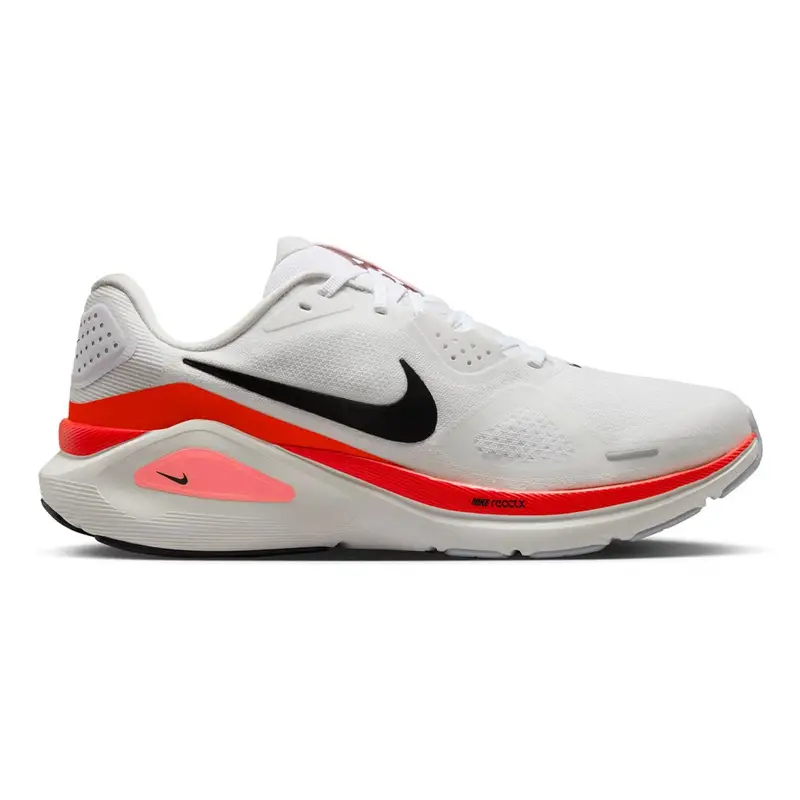 Structure 26 Bianco Nero-Bright Crimson - Scarpe Running Uomo EUR 42 / US 8,5