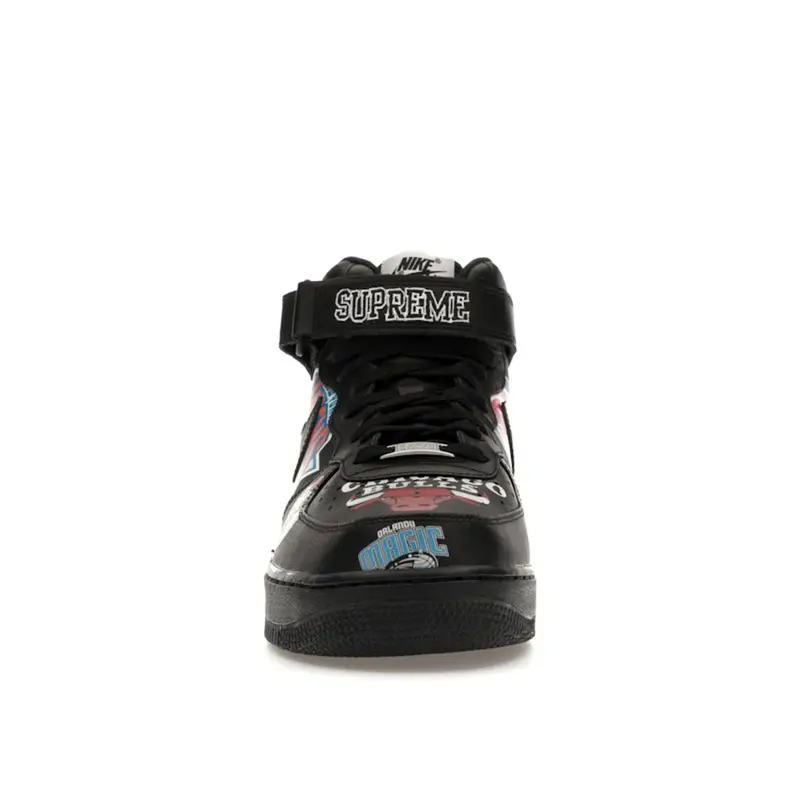 Supreme x NBA x Nike Air Force 1 Mid 07 Sneakers Unisex Nere AQ8017-001 47 5 miniatura 2