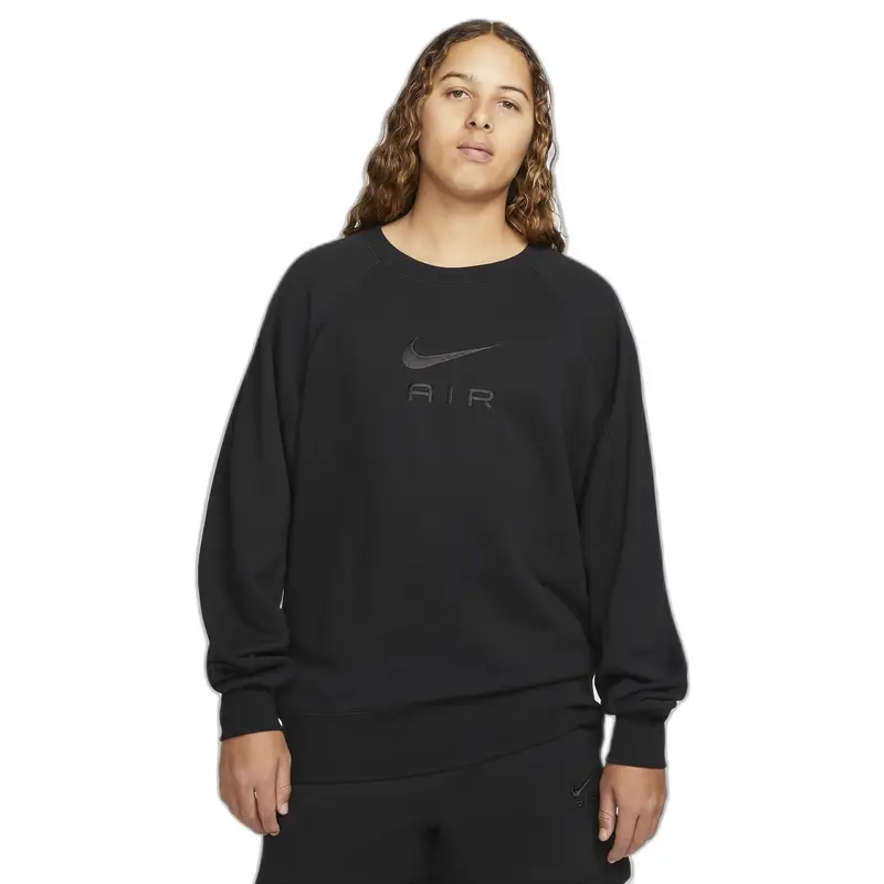Sweatshirt collo rotondo Nike Air Air French Terry Noir