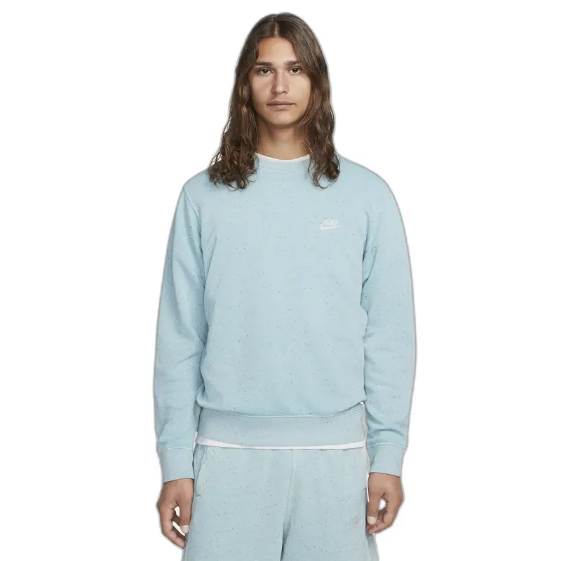 Sweatshirt collo rotondo Nike Club+ BB Revival Bleu