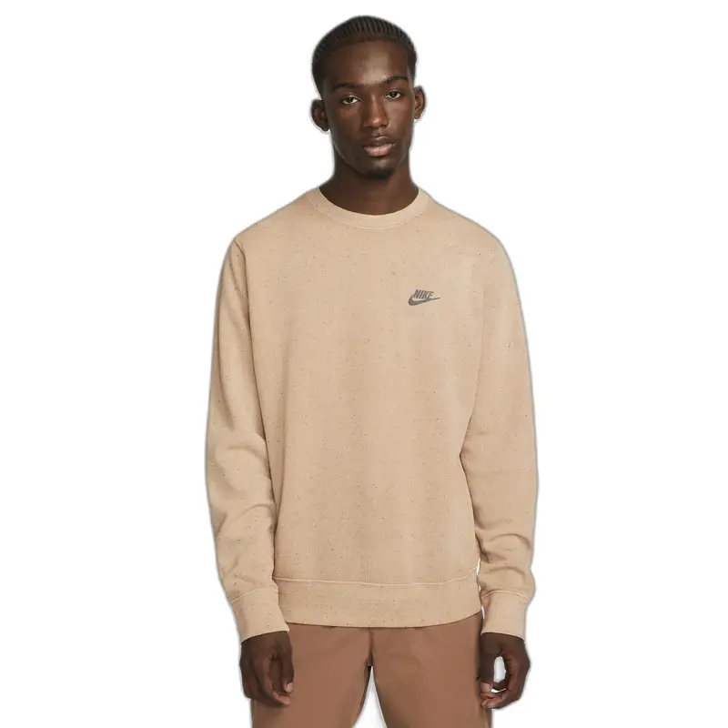Sweatshirt collo rotondo Nike Club+ BB Revival Marron
