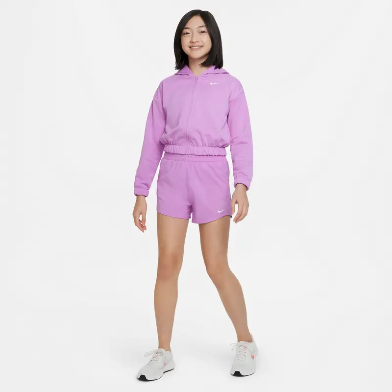 Sweatshirt Felpa da bambina con cappuccio e zip Nike Therma-Fit SE+ Rose