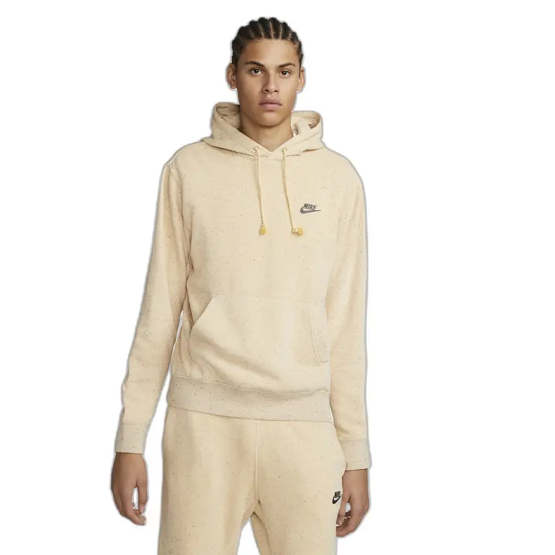 Sweatshirt Nike con cappuccio Club+ PO Revival Jaune