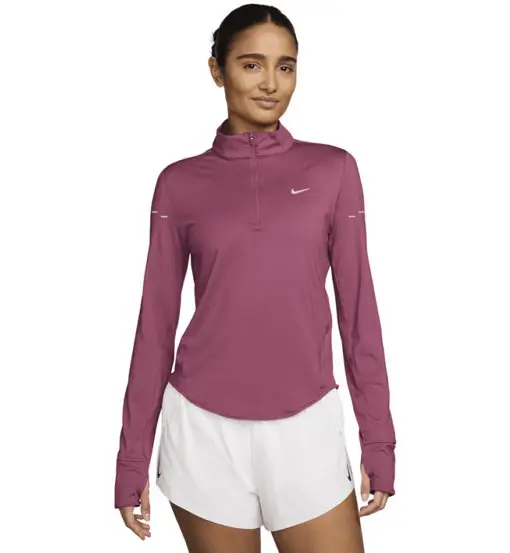 Swift Dri-FIT W - maglia running a manica lunga - donna Dark Pink