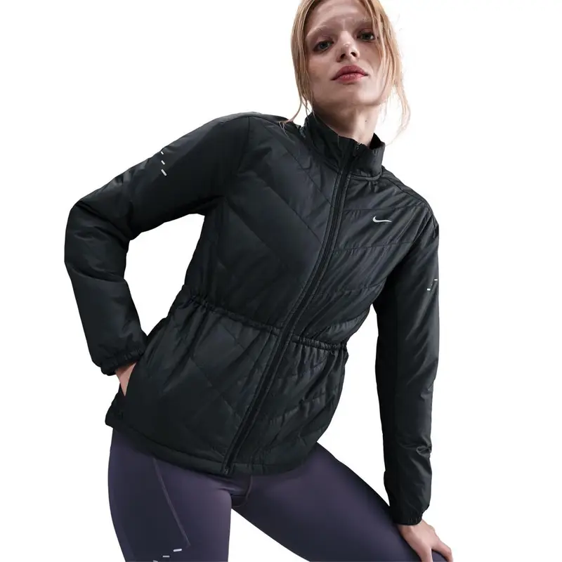 Swift Giacca Running Filled Nero Reflective Argento Donna S