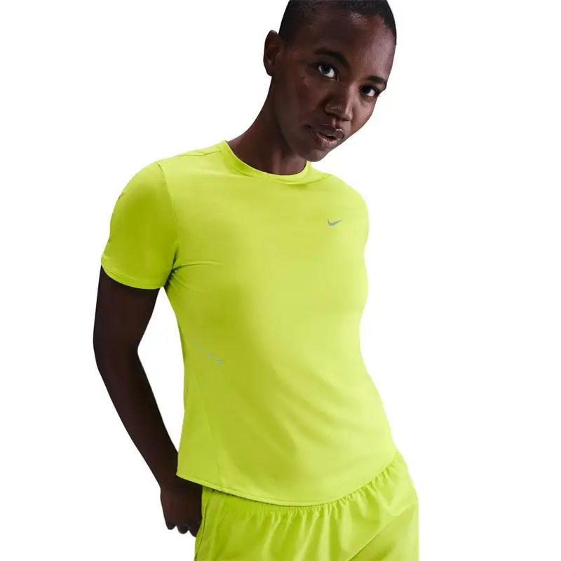 Swift Maglia Running Dri-Fit Cyber Volt Reflective Argento Donna XS