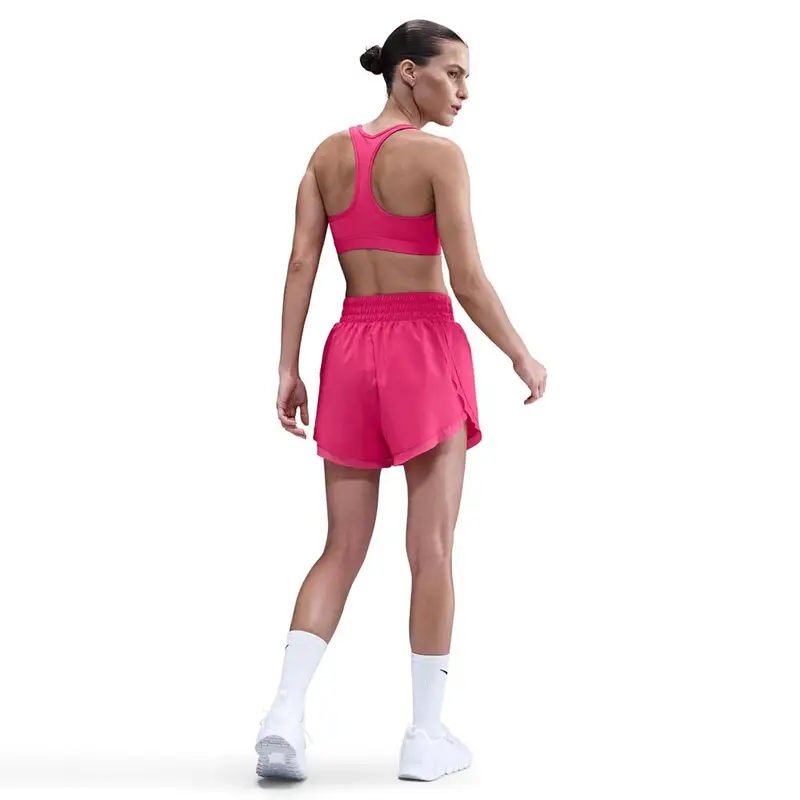 Swoosh A Sostegno Medio Reggiseno Sportivo Rosso Donna S