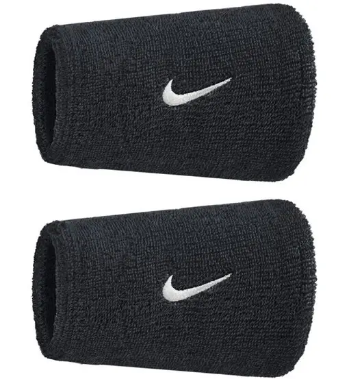 Swoosh Classic Doublewide - polsini lunghi Black