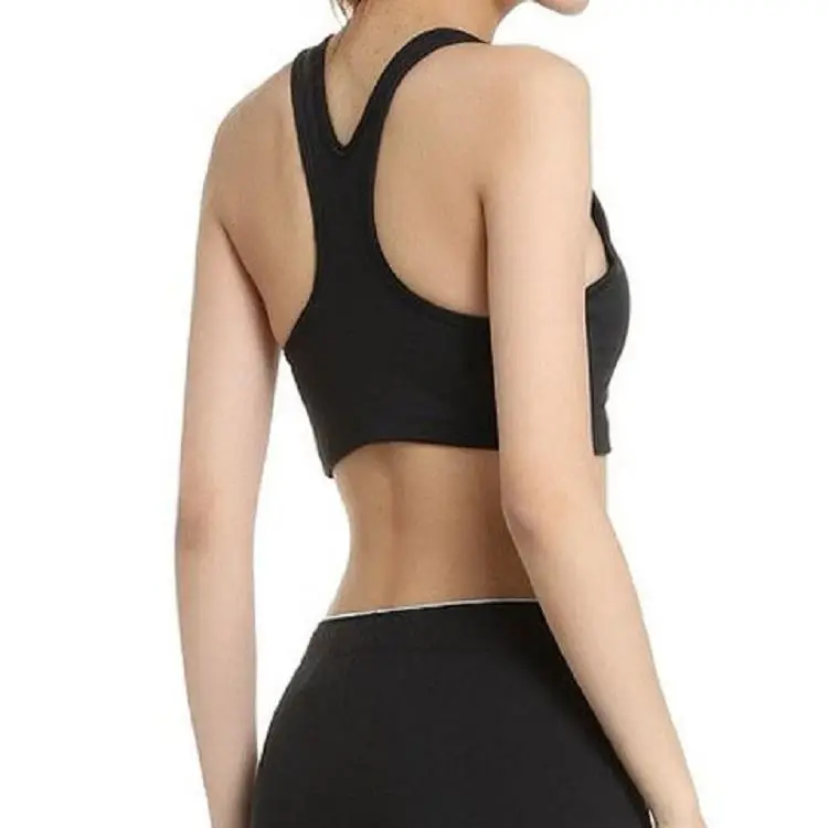 Swoosh Color-Blocked Supporto Medio Compressione Canotta Reggiseno Sportivo Donna Reggiseno Sportivo Nero 899371-010 XL miniatura 2