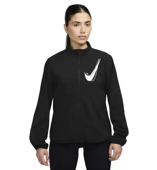 Swoosh Dri-FIT- giacca running - donna Black