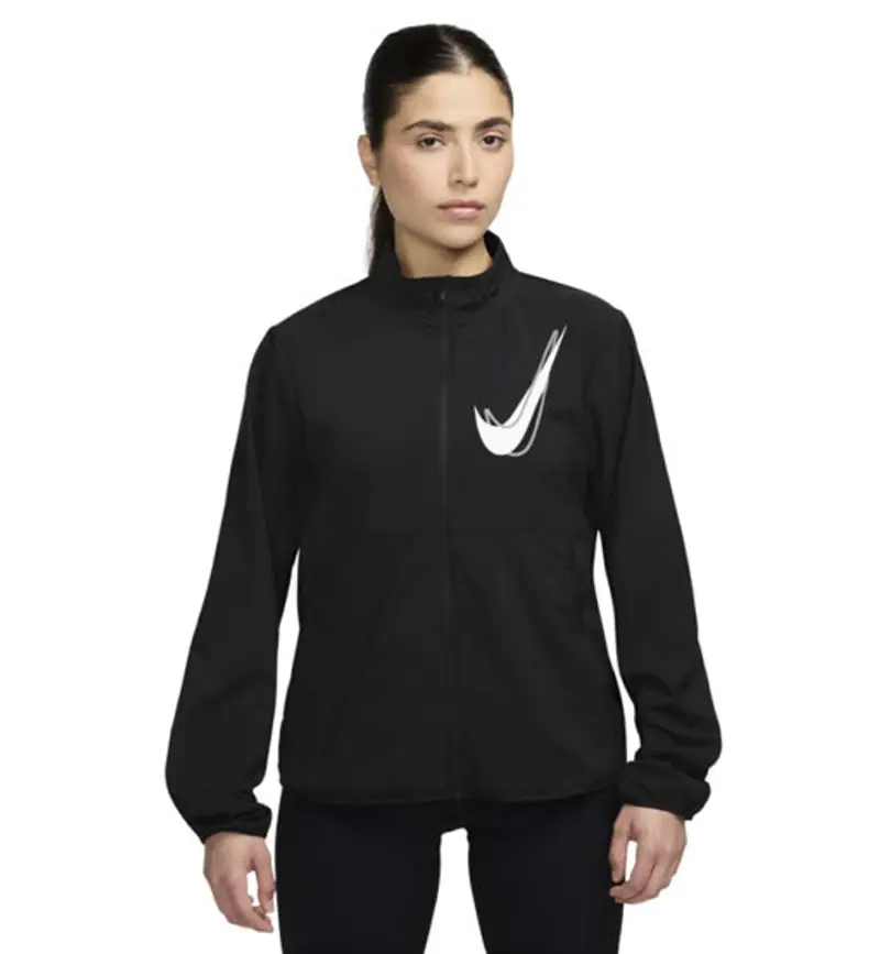 Swoosh Dri-FIT- giacca running - donna Black