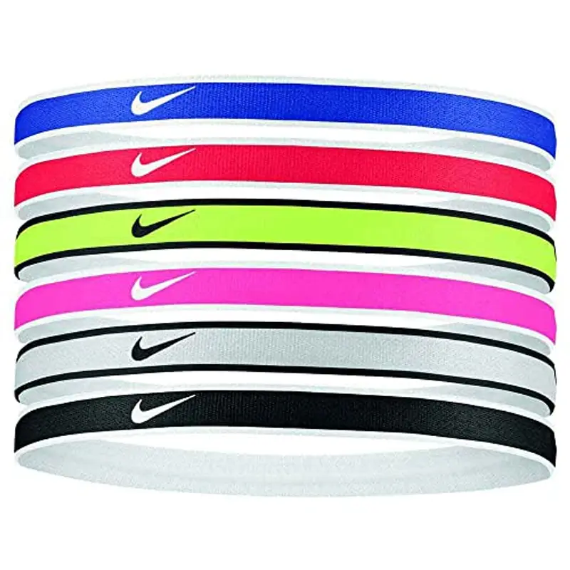 NIKE - Fasce Capelli Donna, 6 pezzi
