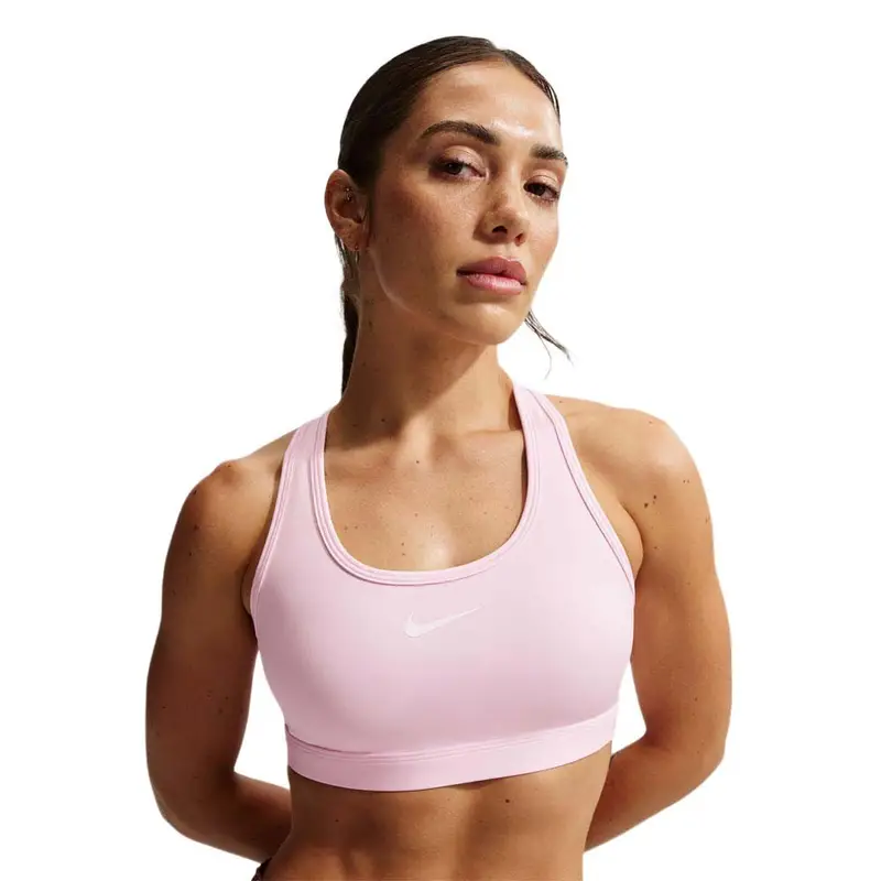Swoosh Reggiseno Sportivo Medium Support Rosa Donna S