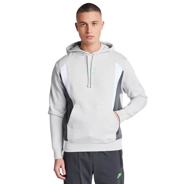 Swoosh Uomo - Felpe con cappuccio Grigio Grey