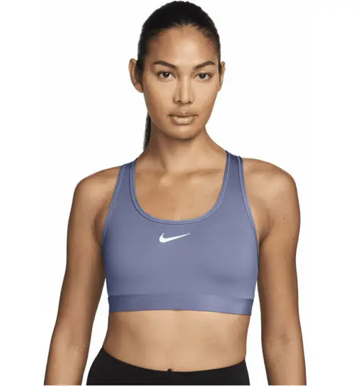 Swoosh W - reggiseno sportivo medio sostegno - donna Blue