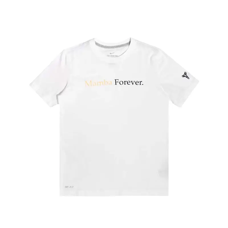 T-shirt a maniche corte commemorativa Nike Mamba Forever Kobe Black Mamba Unisex CD2606-100 XL