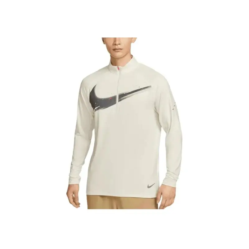 T-shirt a maniche lunghe Nike Dri-Fit Stride Sport Casual con collo alto e pullover Uomo Top IM9357133 XL