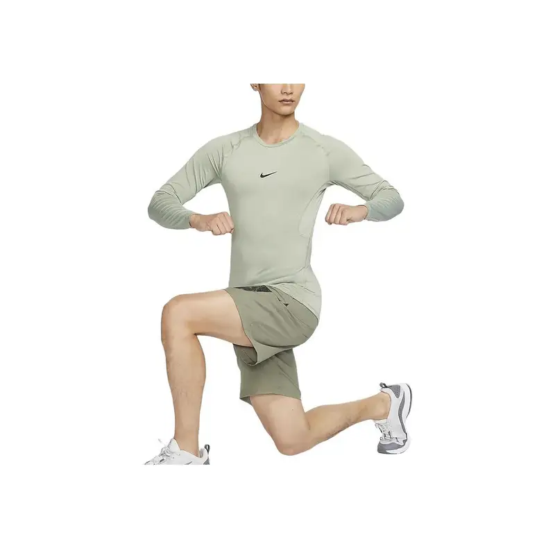 Nike T-shirt Uomo Verde 4285201 miniatura 4