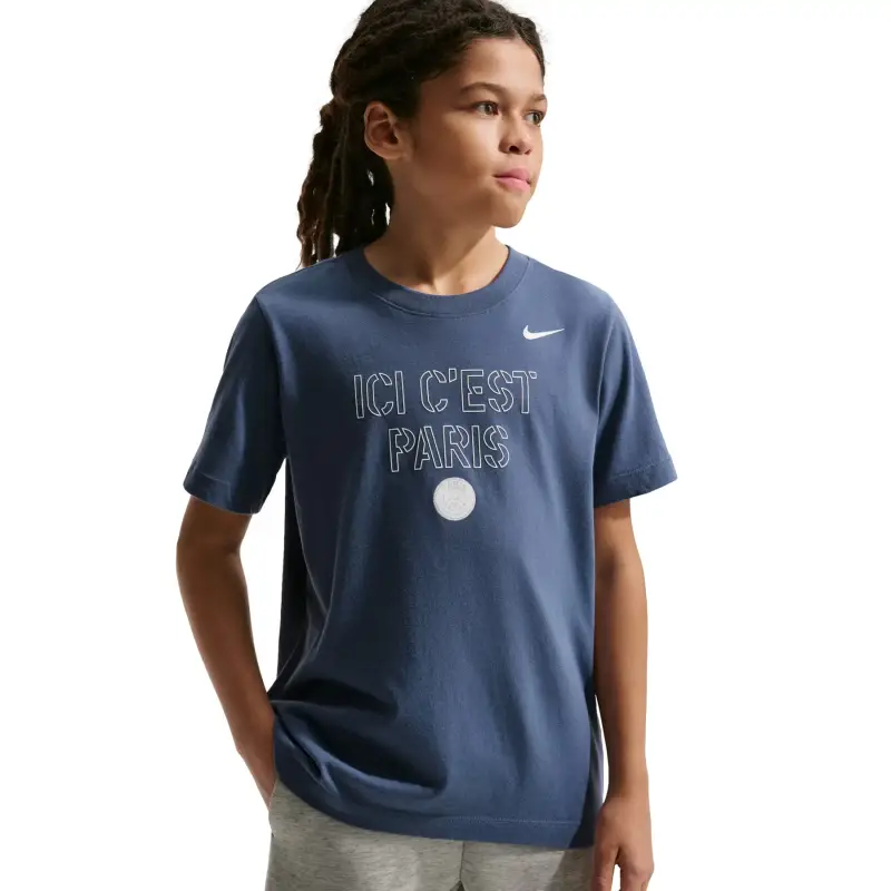 T-shirt bambino PSG Bleu