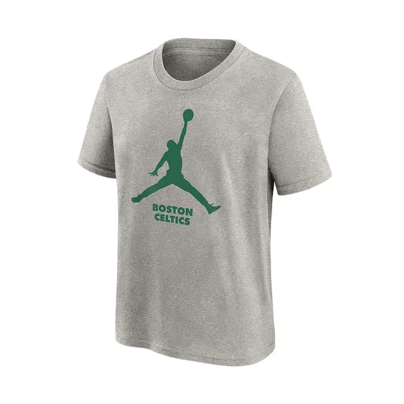 T-Shirt Basket Nba Jordan Celtics Verde Bianco Bambino XL