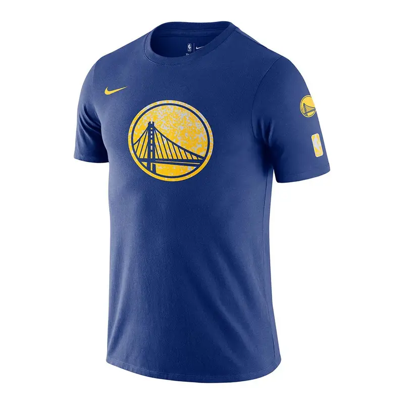 T-Shirt Basket Nba Warriors Cc Tee Blu Uomo L
