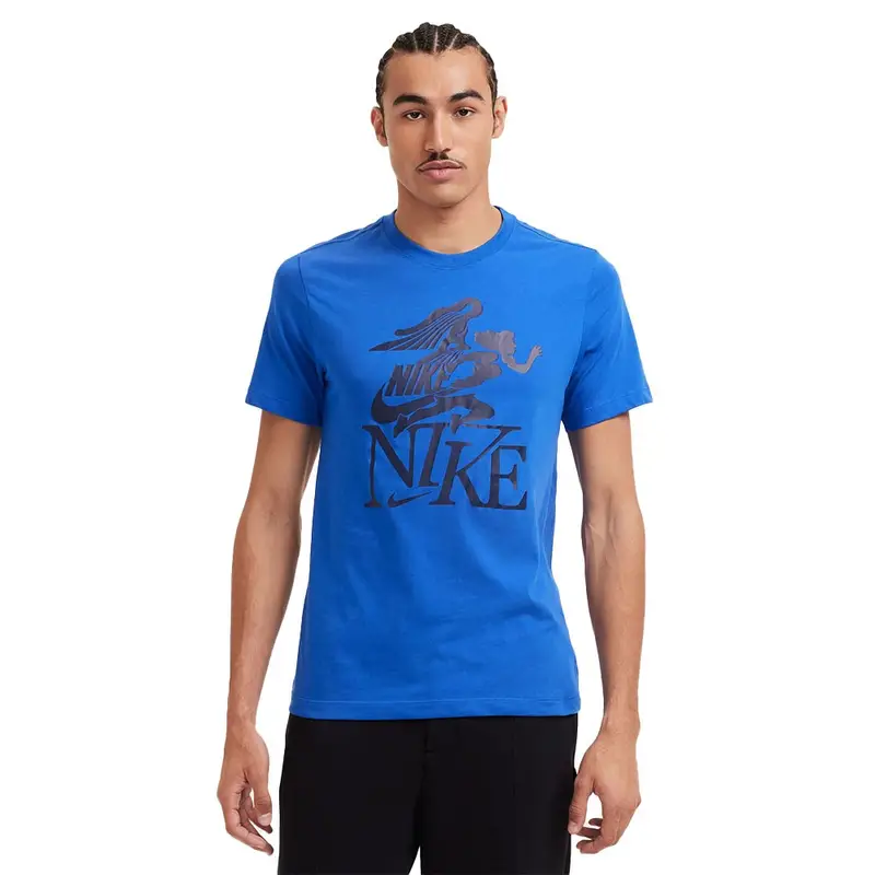 T-Shirt Big Logo Blu Uomo M