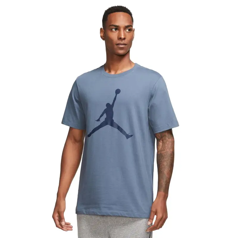T-Shirt Big Logo Jordan Blu Uomo L
