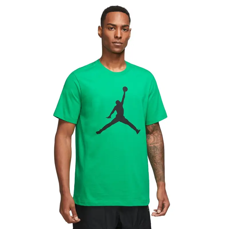 T-Shirt Big Logo Jordan Verde Uomo L