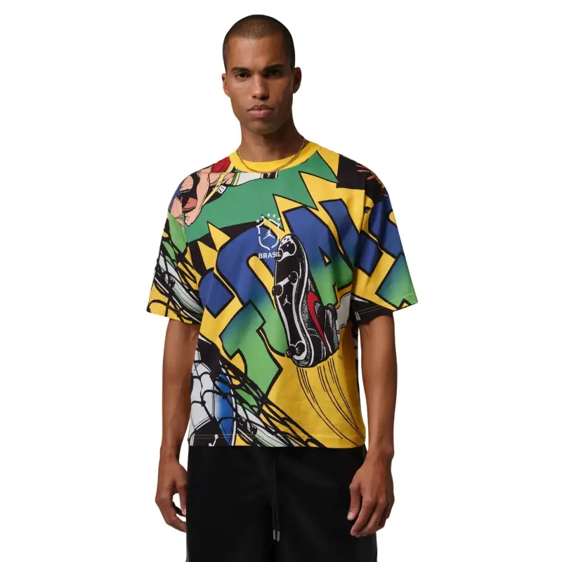 T-shirt Brasile Jordan Essentials Coupe du Monde 2026 Jaune