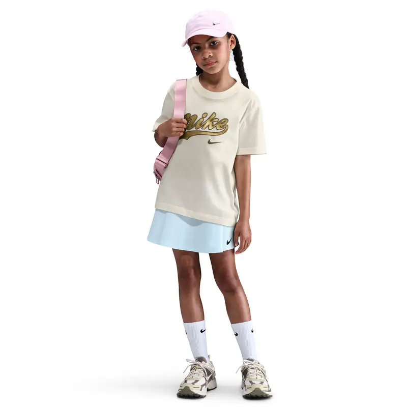 Nike T-shirt Bambina Beige 2786453