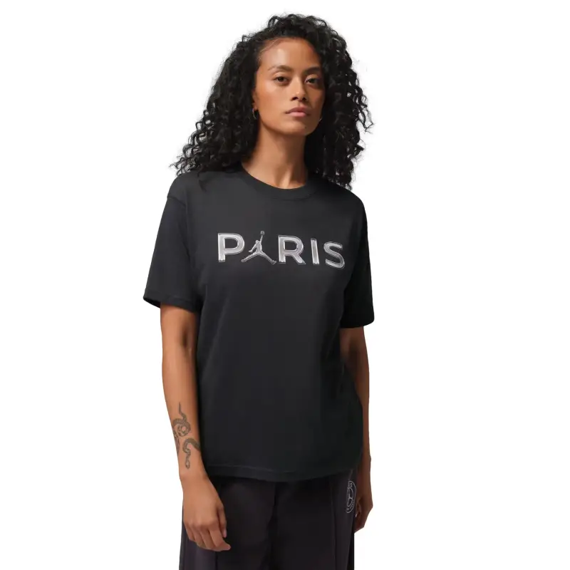 T-shirt da donna Nike Paris Saint-Germain Gris