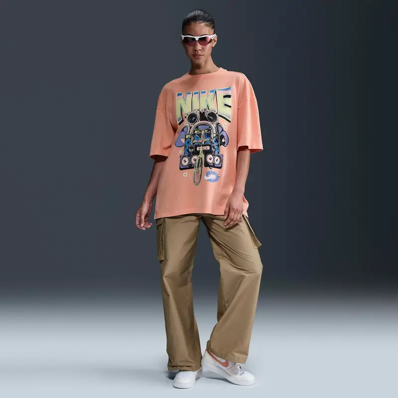 Nike T-shirt Donna Rosa 3844034